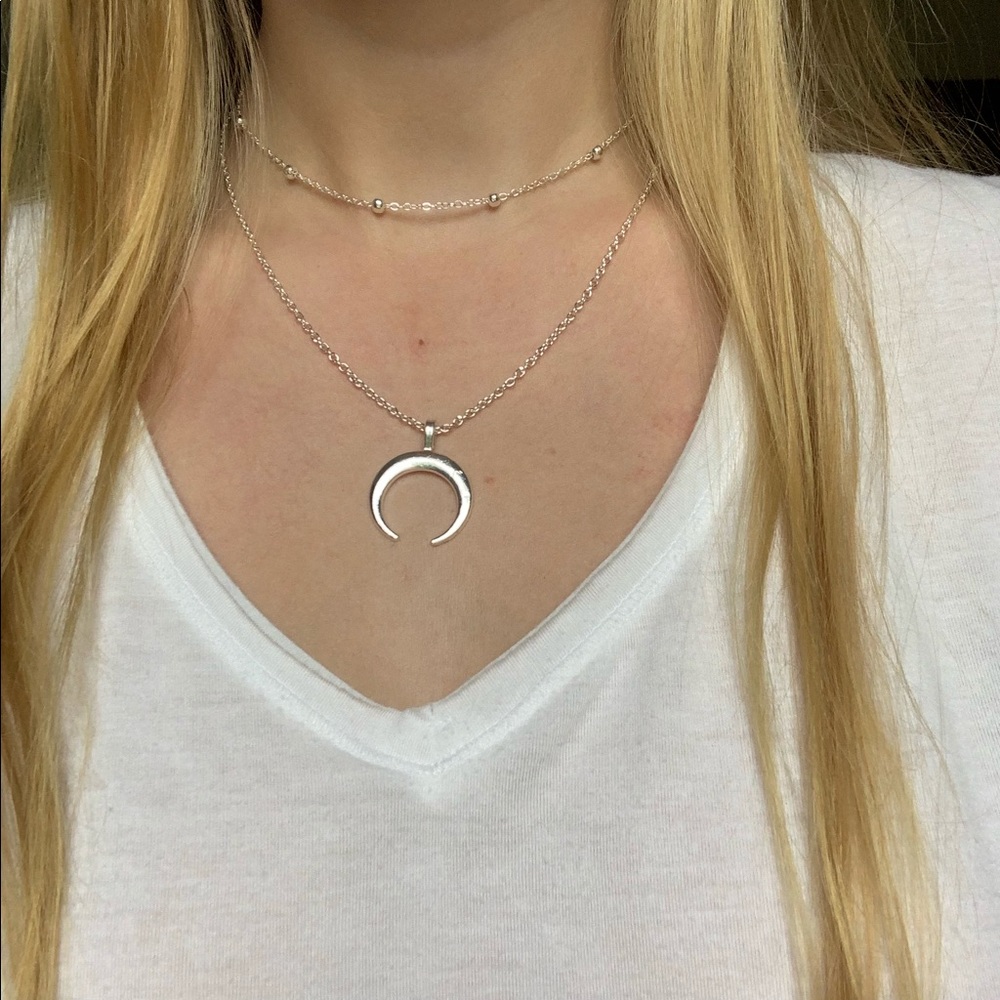 Crescent/Horn Necklace